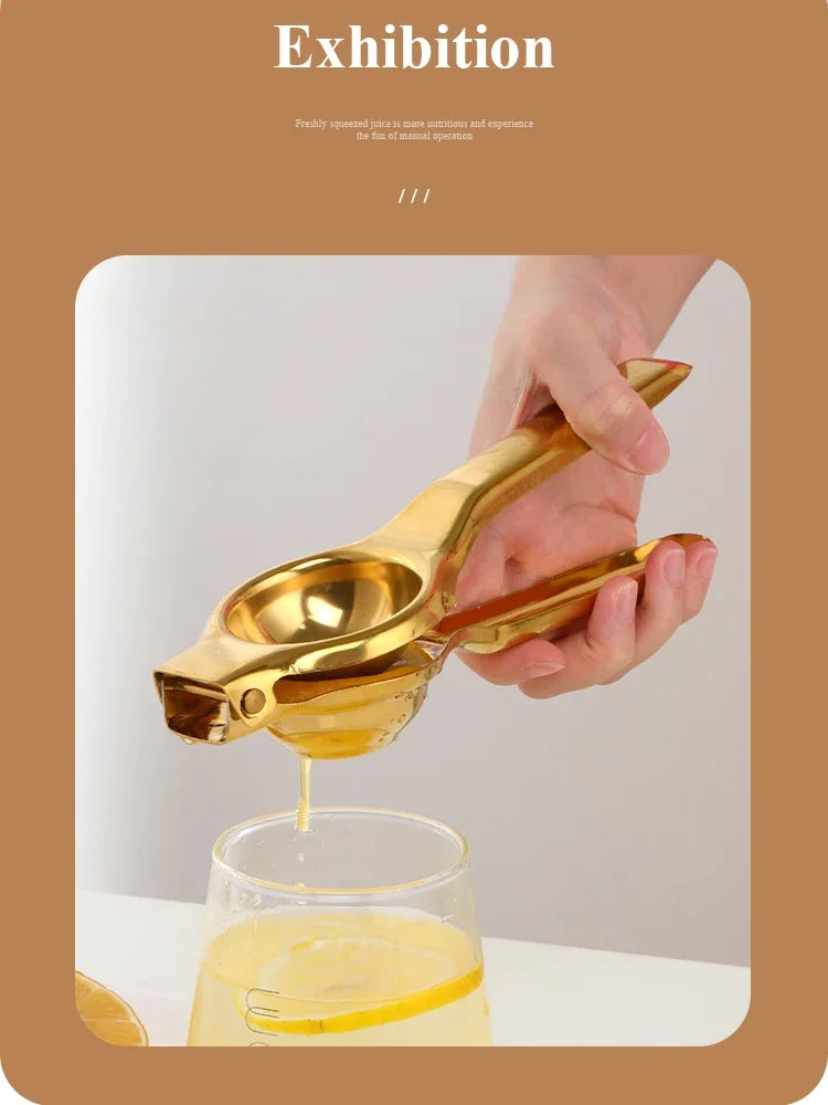 1PC Stainless Steel Manual Juicer Household Lemon Clip Creative Orange Juicer Squeezer Fruit Hand Pressing Kitchen Accessories