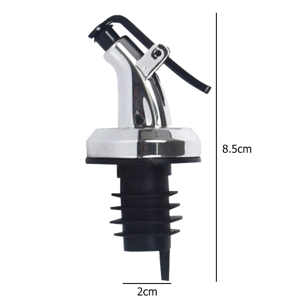 1-10PCS Kitchen Oiler Olive Oil Dispenser Pourer Whisky Liquor Oil Wine Bottle Pourer Cap Spout Stopper Mouth Dispenser