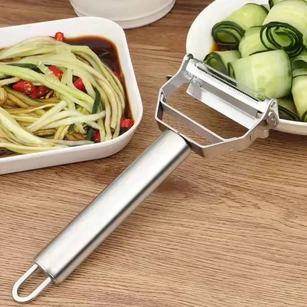 Best Selling Stainless Steel Multifunctional Peeler for Home Vegetable Watermelon Potato Peeler Shredder Top Rated Kitchen Tool