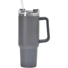 1200MLThermosCupStainless Steel Coffee Car Cup RefrigeratedVacuum Insulated WaterCup with Straw Leak Proof CoverSuitable for Gym