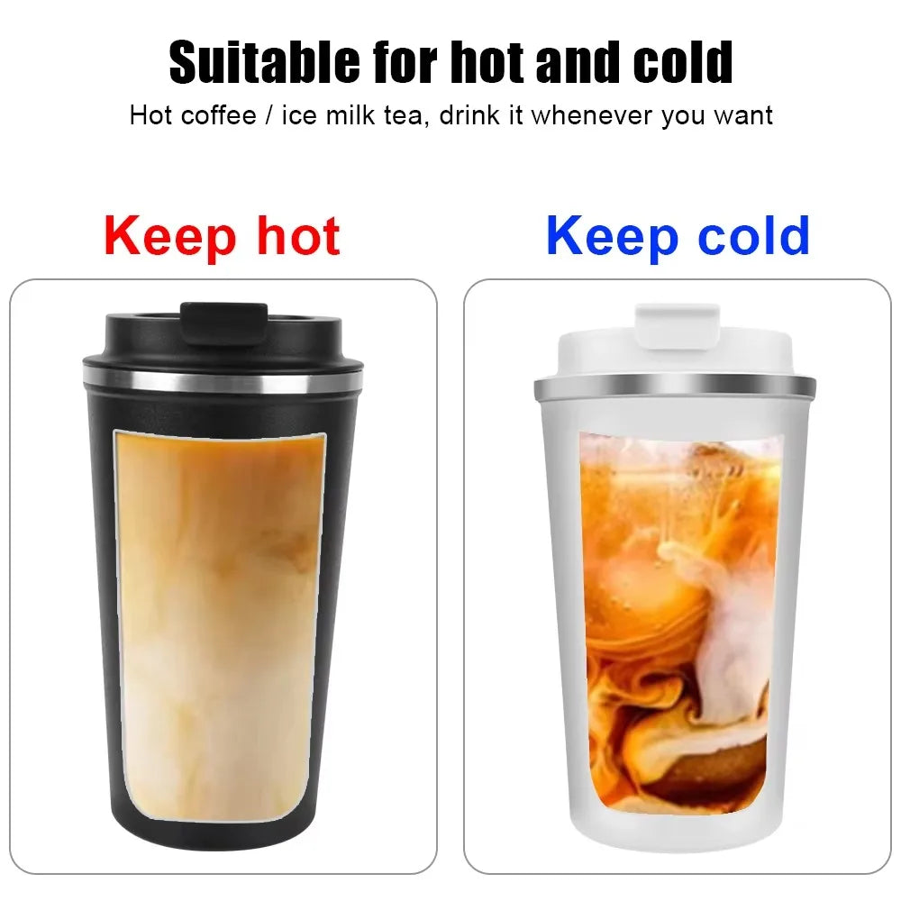 380/510ML Leakproof Travel Thermo Cup for Tea Water Coffee Cup Double-layer Insulation Cold And Hot Thermo Cafe Thermos Mug