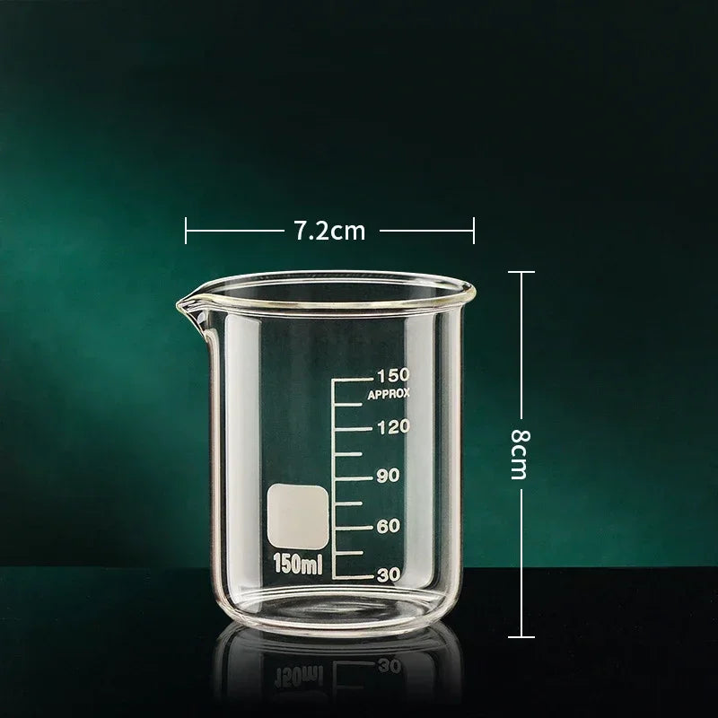 50-1000ml High Borosilicate Glass Measuring Cup Kitchen Tool Baking Measuring Cups Clear Scale Cup Laboratory Transparent Beaker