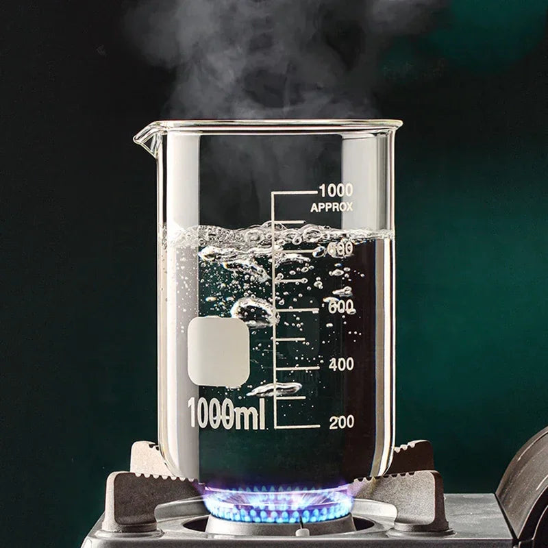50-1000ml High Borosilicate Glass Measuring Cup Kitchen Tool Baking Measuring Cups Clear Scale Cup Laboratory Transparent Beaker