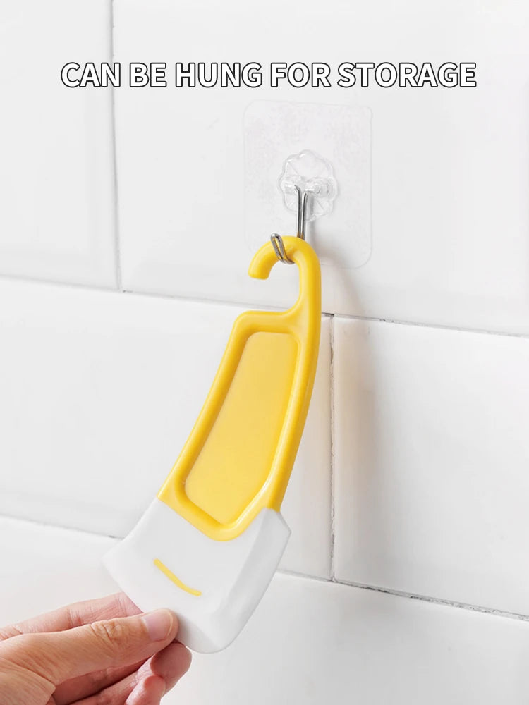 1PC/2PCS Kitchen Cleaning Soft Scraper To Remove Grease And Grease From The Bottom Of The Pan Soft Head Cleaner Silicone