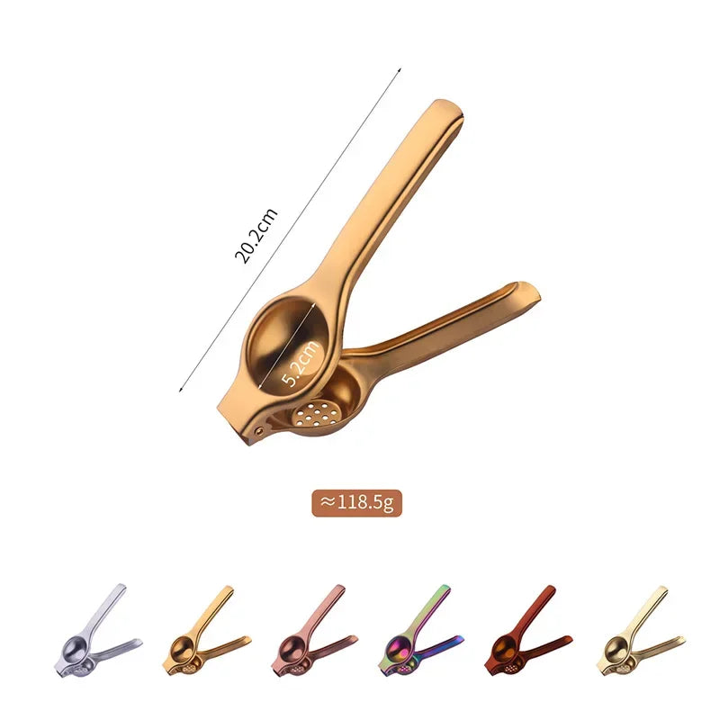 1PC Stainless Steel Manual Juicer Household Lemon Clip Creative Orange Juicer Squeezer Fruit Hand Pressing Kitchen Accessories