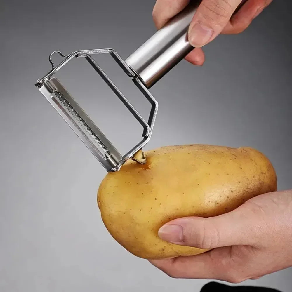 Best Selling Stainless Steel Multifunctional Peeler for Home Vegetable Watermelon Potato Peeler Shredder Top Rated Kitchen Tool