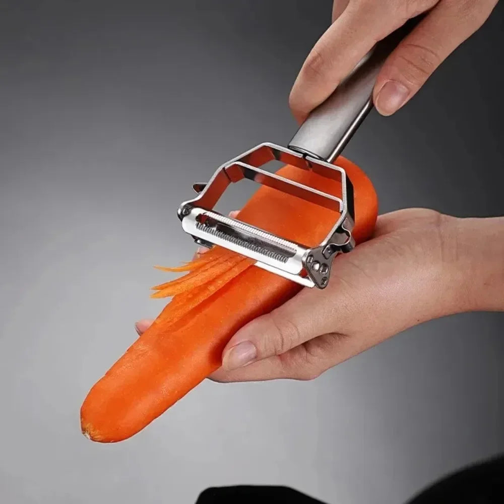 Best Selling Stainless Steel Multifunctional Peeler for Home Vegetable Watermelon Potato Peeler Shredder Top Rated Kitchen Tool