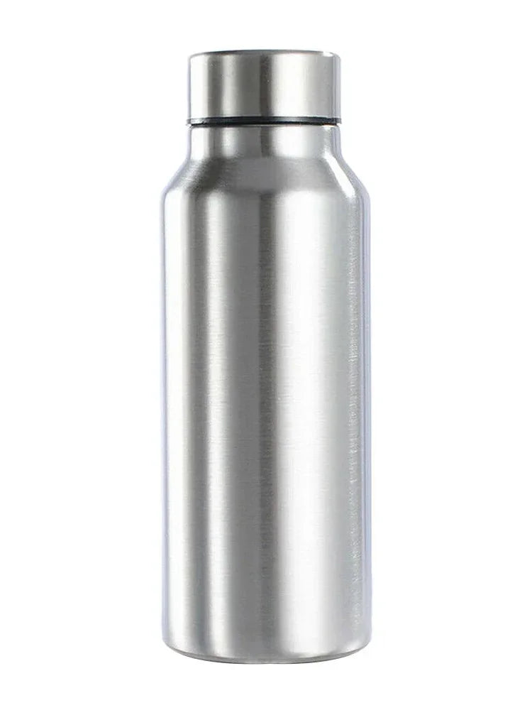 1000ML Stainless Steel Sport Bottle Single-Layer Red Water Cup Metal Flask Drinkware Camping Sports Gym