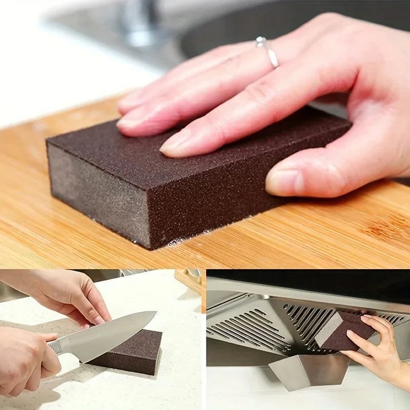 5/10pcs Multi-Functional Emery Magic Sponges - Durable Nano Scouring Pads for Efficient Dishwashing and Household Cleaning - Kit