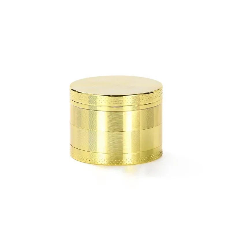 1.6in Zinc Alloy Herb Mill Grinder 4-Layer Manual Tobacco Spice Mortar Cigarette Herbal Grinder Smoking Accessories Kitchen Tool
