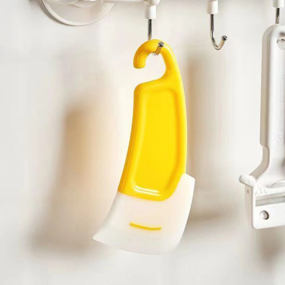 1PC/2PCS Kitchen Cleaning Soft Scraper To Remove Grease And Grease From The Bottom Of The Pan Soft Head Cleaner Silicone