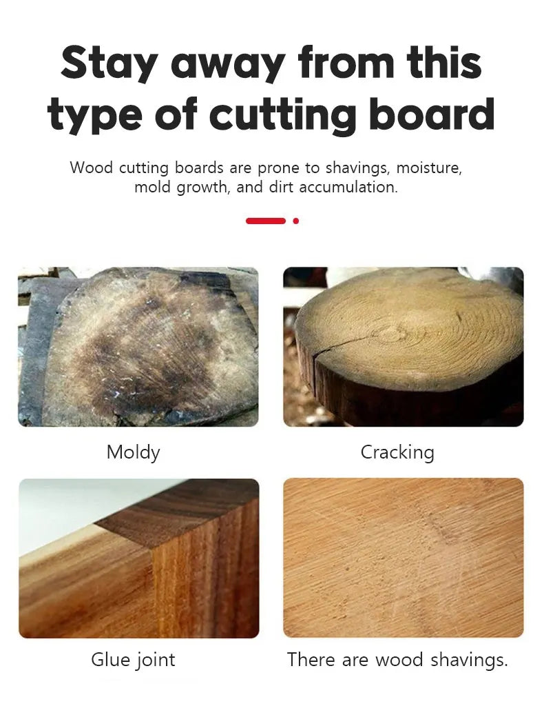 316 Stainless Steel Panel and Chopping Board Kitchen Household Thickened Double Sided Cutting Board Block Kneading Dough Board