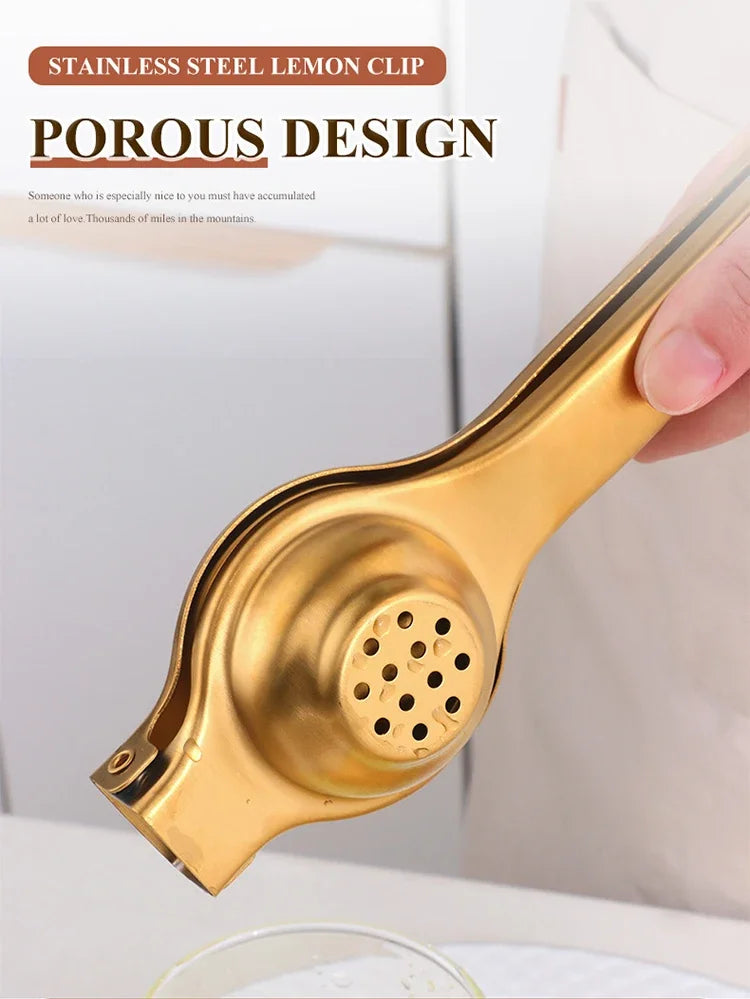 1PC Stainless Steel Manual Juicer Household Lemon Clip Creative Orange Juicer Squeezer Fruit Hand Pressing Kitchen Accessories