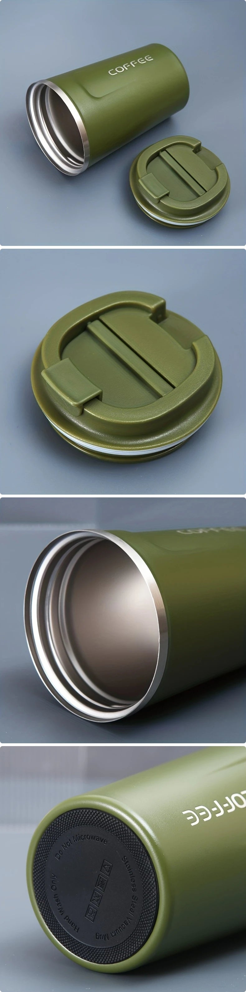 380/510ML Leakproof Travel Thermo Cup for Tea Water Coffee Cup Double-layer Insulation Cold And Hot Thermo Cafe Thermos Mug