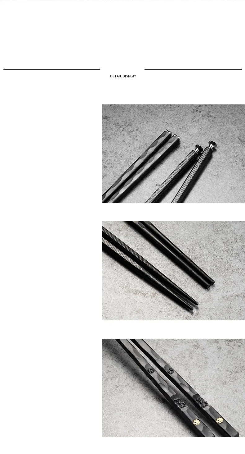 5Pairs High Quality Japanese Non-Slip Chopsticks Korean Home Hotel Restaurant Portable Healthy Food Stick For Sushi Chopsticks