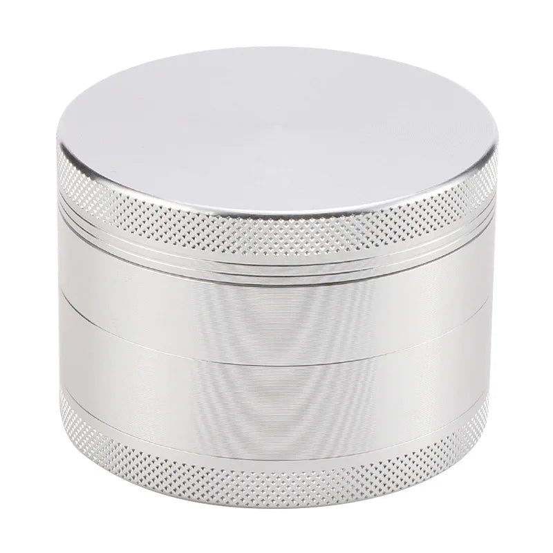 1.6in Zinc Alloy Herb Mill Grinder 4-Layer Manual Tobacco Spice Mortar Cigarette Herbal Grinder Smoking Accessories Kitchen Tool