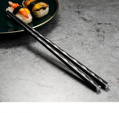 5Pairs High Quality Japanese Non-Slip Chopsticks Korean Home Hotel Restaurant Portable Healthy Food Stick For Sushi Chopsticks