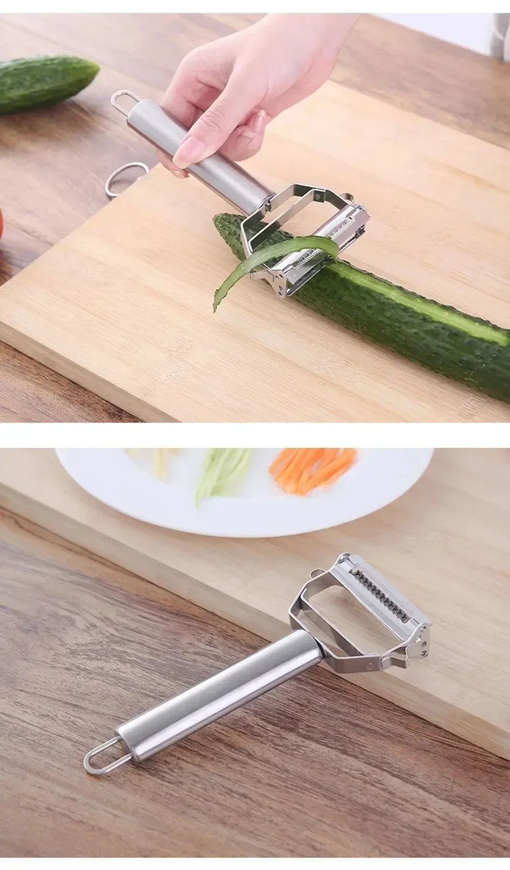 Best Selling Stainless Steel Multifunctional Peeler for Home  Vegetable Watermelon Potato Peeler Shredder Top Rated Kitchen Tool
