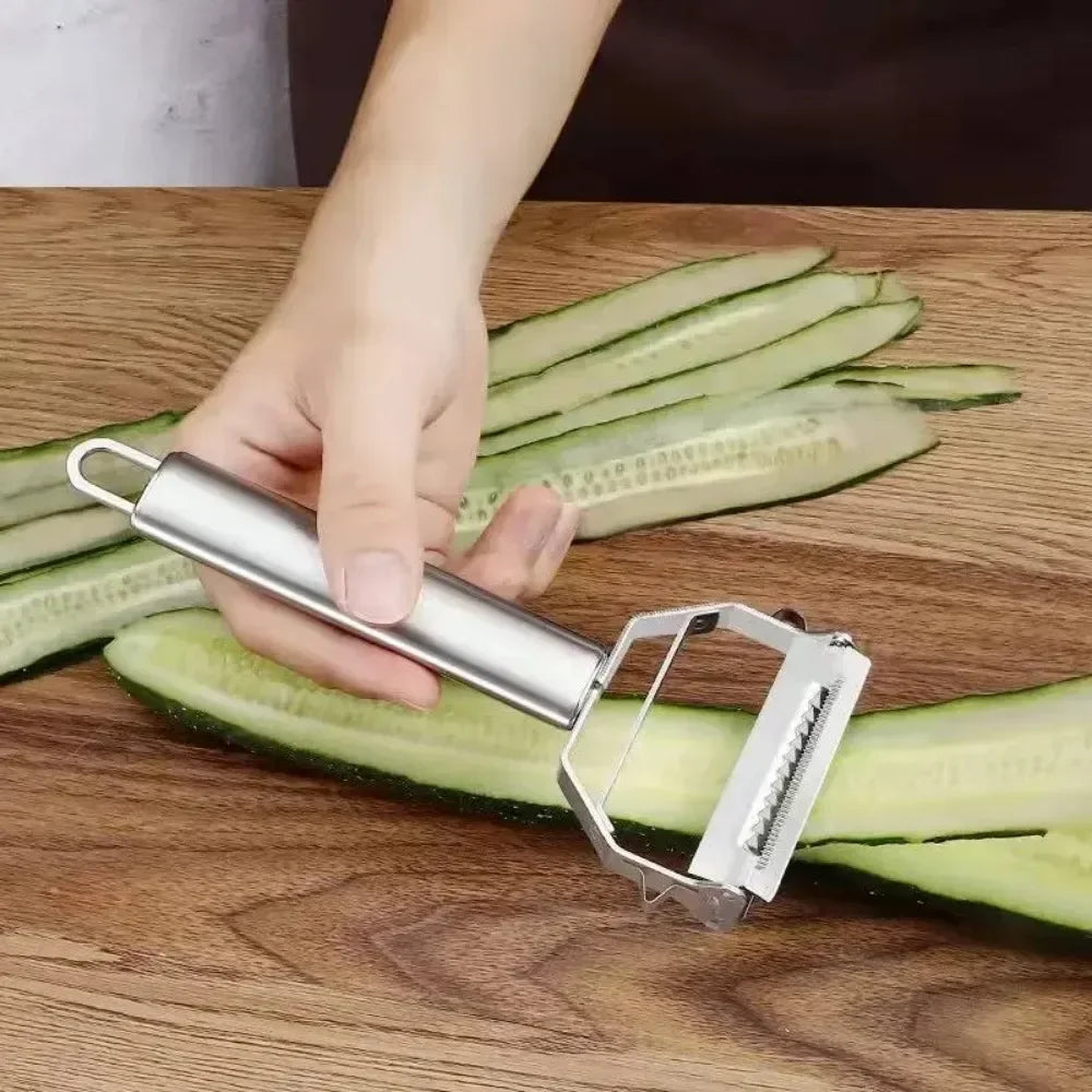 Best Selling Stainless Steel Multifunctional Peeler for Home  Vegetable Watermelon Potato Peeler Shredder Top Rated Kitchen Tool