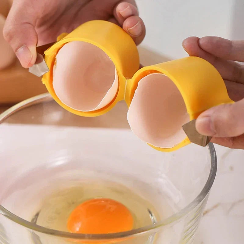 1/3PCS New Egg Shell Opener,Press Egg Shell Separator,Portable Egg Opener,Kitchen Handheld Egg Shell,Crusher Household