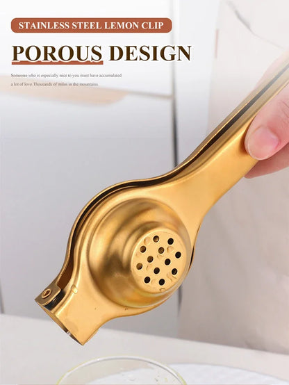 1PC Stainless Steel Manual Juicer Household Lemon Clip Creative Orange Juicer Squeezer Fruit Hand Pressing Kitchen Accessories
