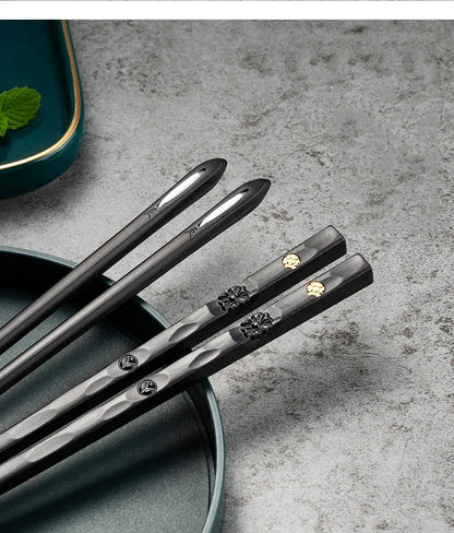 5Pairs High Quality Japanese Non-Slip Chopsticks Korean Home Hotel Restaurant Portable Healthy Food Stick For Sushi Chopsticks