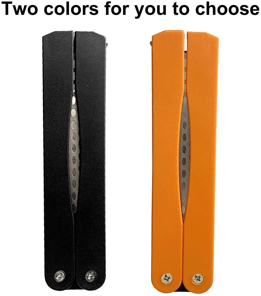 Double Sided Folded PocketSharpener Diamond Knife Coarse Diamond Sharpening Stone 400 Grit Foldable Knife Sharpener Gritstone