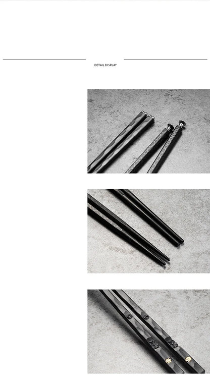 5Pairs High Quality Japanese Non-Slip Chopsticks Korean Home Hotel Restaurant Portable Healthy Food Stick For Sushi Chopsticks
